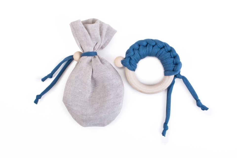 Poofi Gryzak klonowy popiel - naturalny, od 5m+