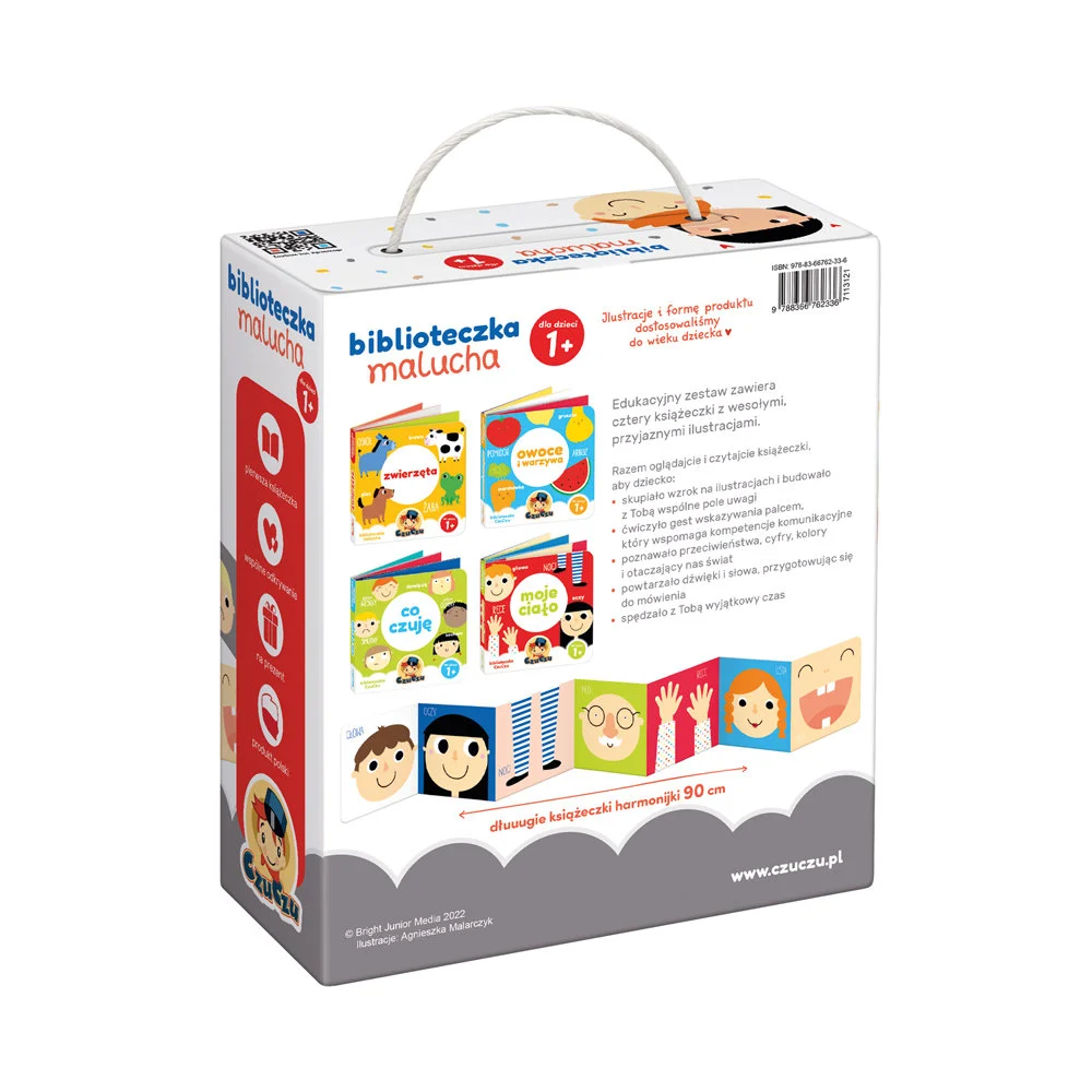 CzuCzu Biblioteczka Malucha 1+ Edukacyjne Karty