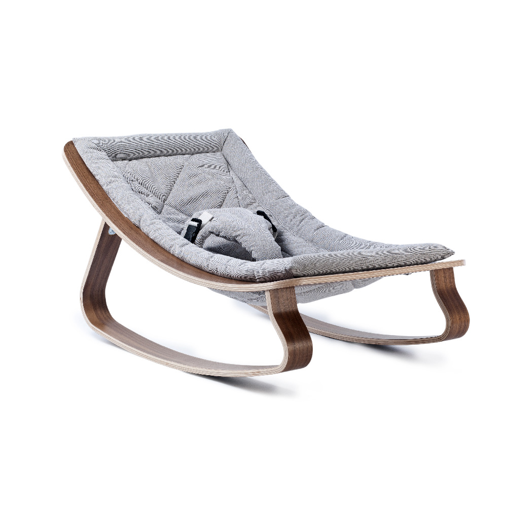 Charlie Crane Leżaczek Levo orzech Sweet Grey 0+