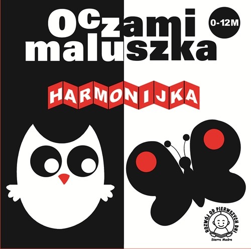 Oczami Maluszka Książeczka Kontrastowa Harmonijka 0+