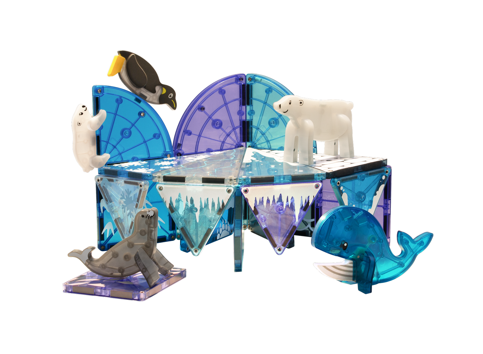 Magna-Tiles Klocki Magnetyczne Arctic Animals 25el 3+