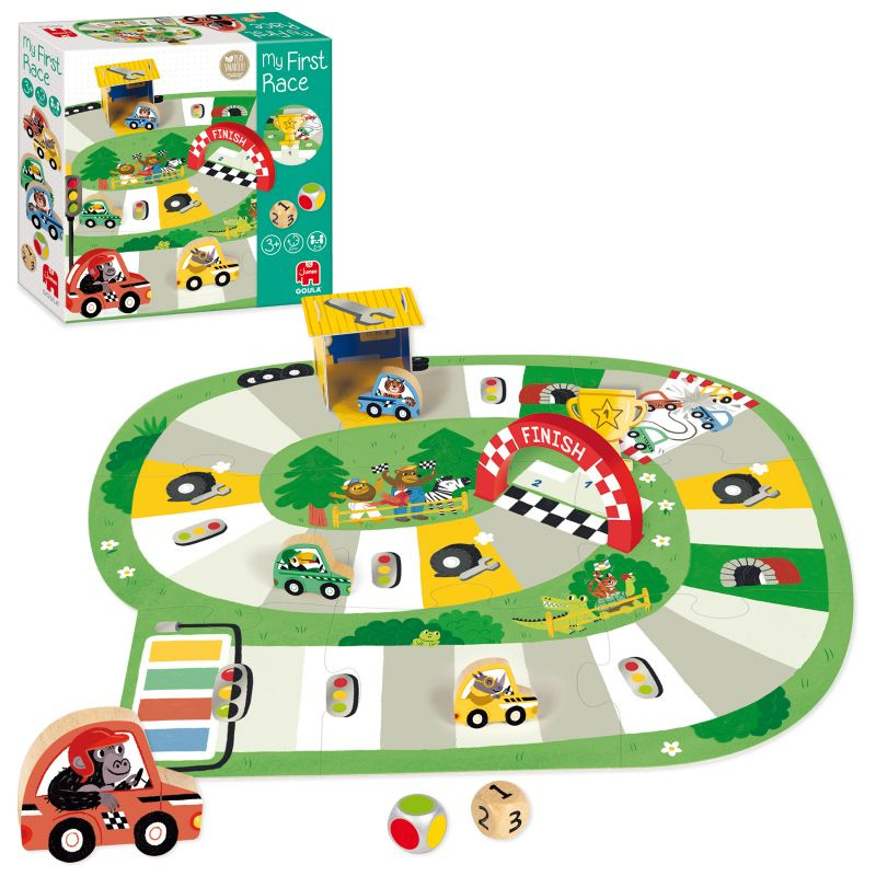 Goula Mój Pierwszy Wyścig Gra planszowa 2+