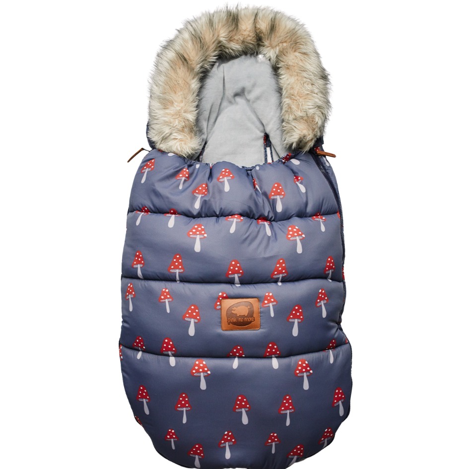 Śpiwór zimowy Pink No More - Mushrooms 6m-24m