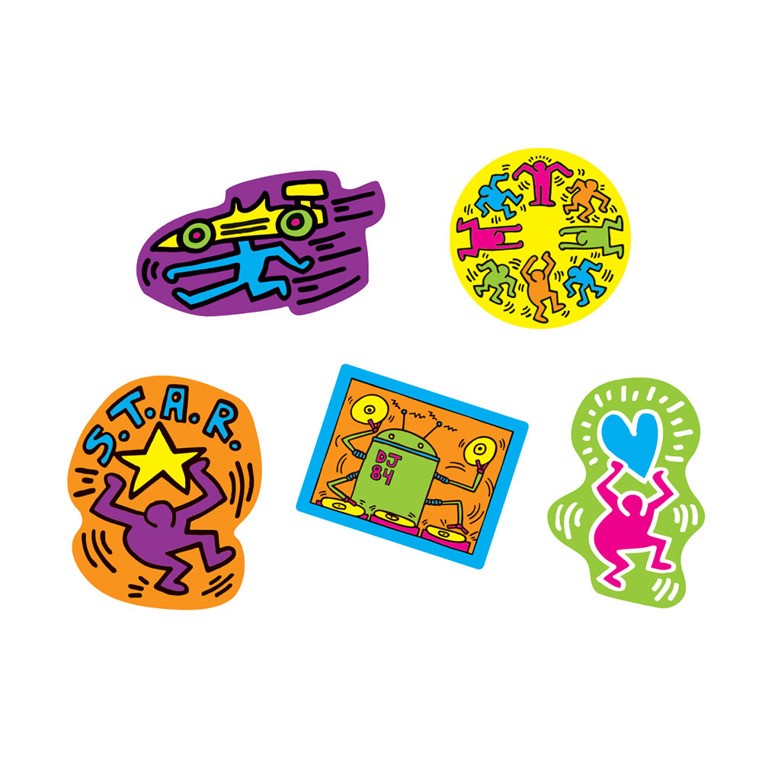 Mudpuppy Drewniane Magnesy Keith Haring 35el 3+