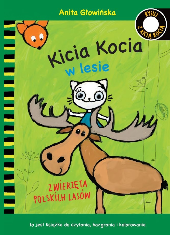 Kicia Kocia w lesie - Kolorowanka Edukacyjna 3+