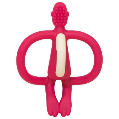 Matchstick Monkey Gryzak Masujący ze Szczoteczką Czerwony 0+