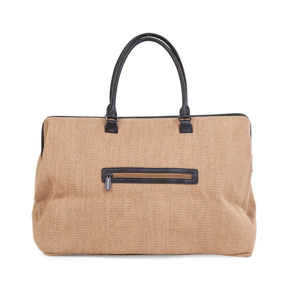 Childhome Torba Mommy Bag Raffia Look - Elegancka Torba dla Mamy