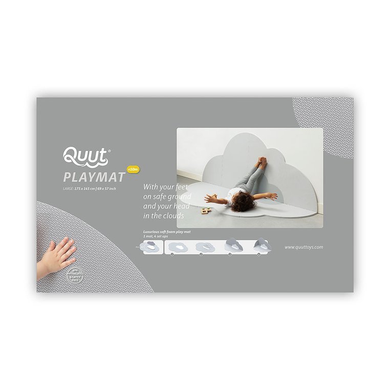 Quut Mata Piankowa Chmurka Playmat Pearl Grey 0+
