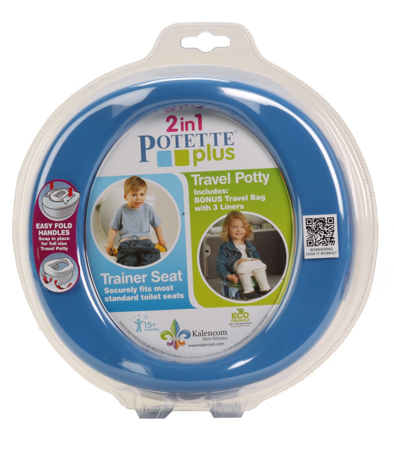 Nocnik turystyczny Potette Plus 2w1 dla dzieci od 15m+