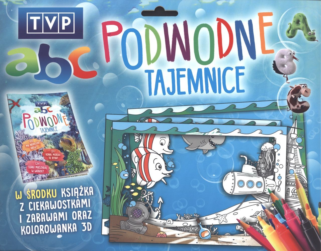 Podwodne tajemnice Teczka 3D Edukacyjna 3+