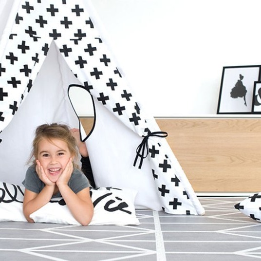 Toddlekind Mata Piankowa Różowa 120x180cm