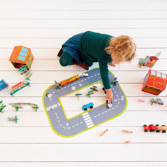 Scratch Domek FARMA 2w1 Drewniany dla Dzieci 3+