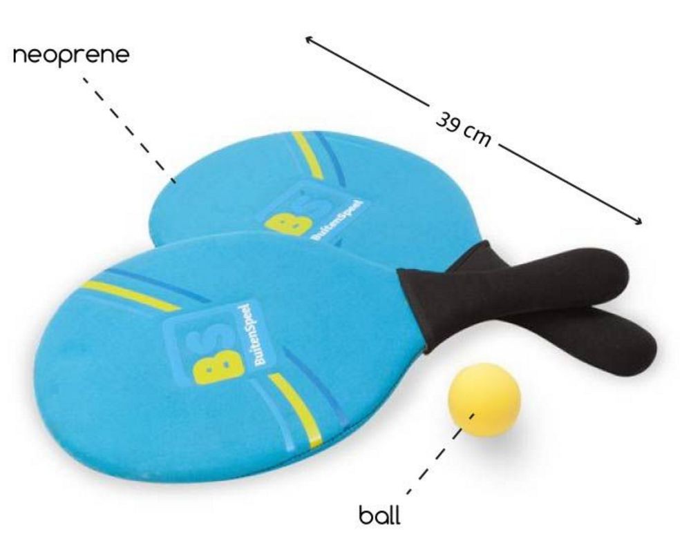 Rakietki Plażowe Drewniane 3+ | Zestaw Do Gry