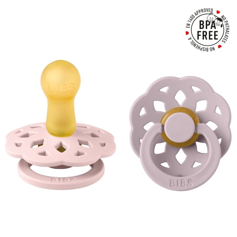 Bibs Smoczek Boheme 2-pack M Blossom & Dusky Lilac