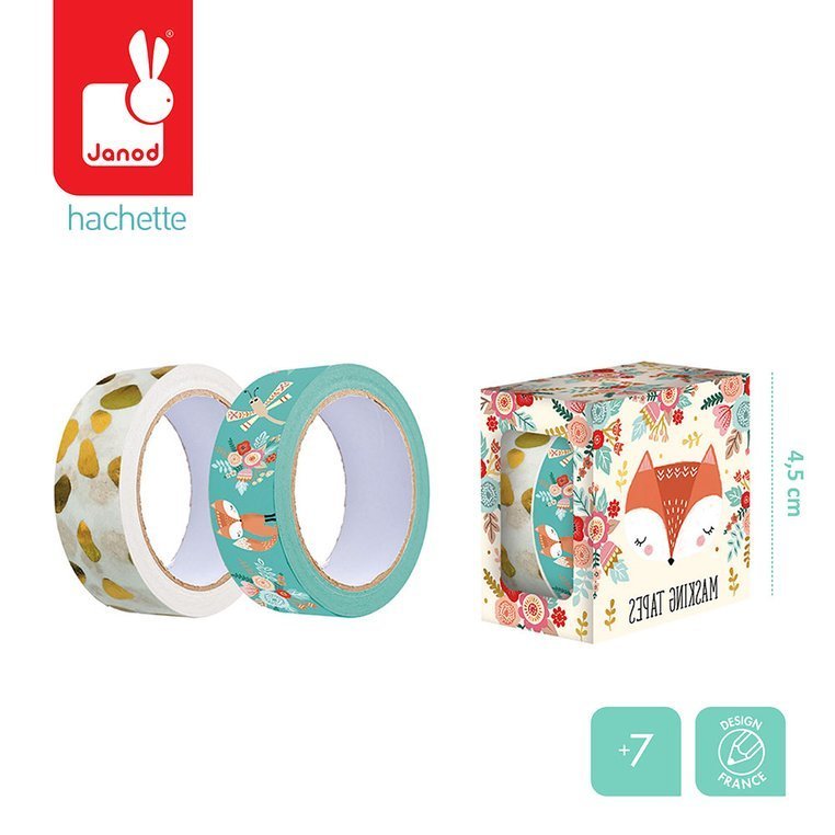 Janod Taśmy Dekoracyjne Lisek/Jednorożec 7+ lat