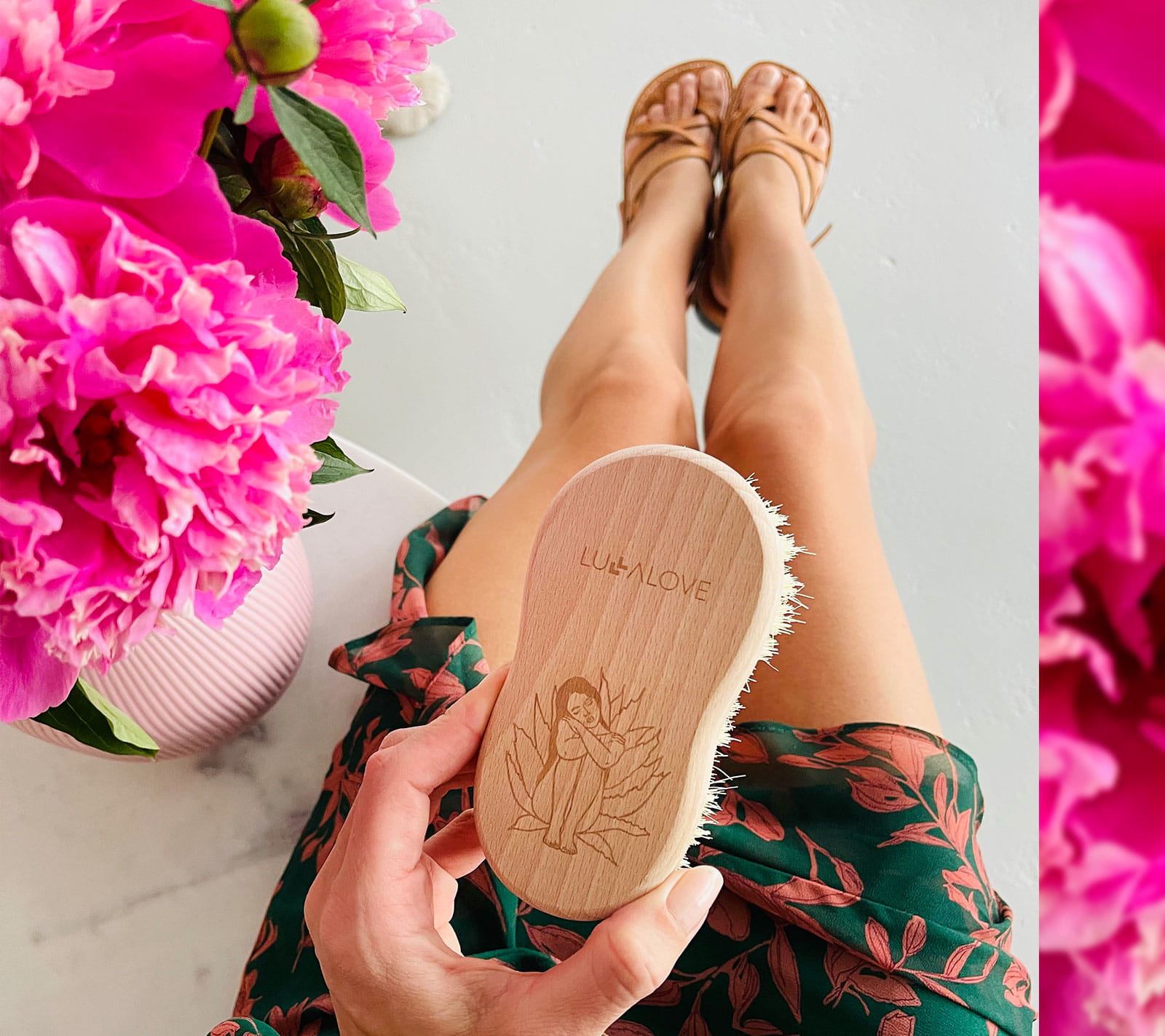 Lullalove Ostra szczotka - tampico, edycja limitowana Matka Natura