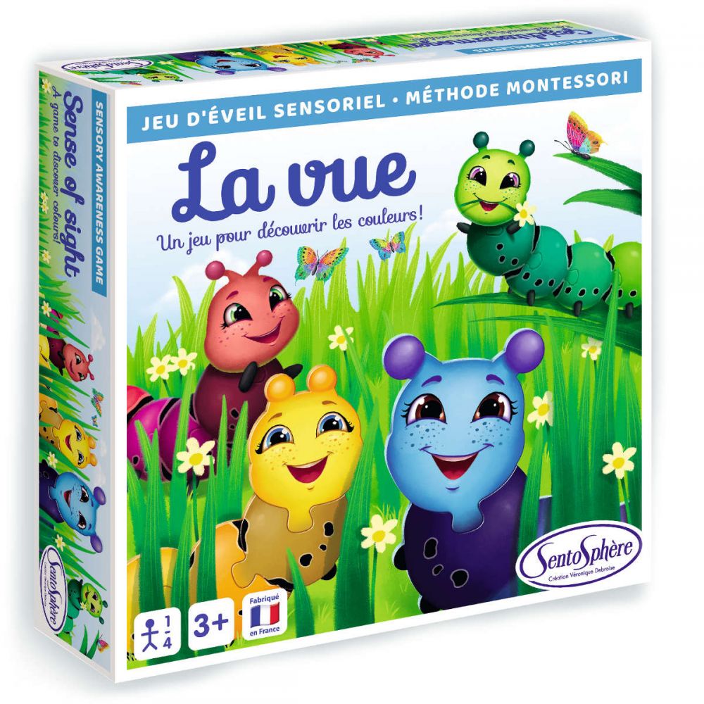 SentoSphere Gra Sensoryczna Wzrok Montessori 3+