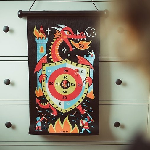 Janod Magnetyczna gra w rzutki Smoki 3+