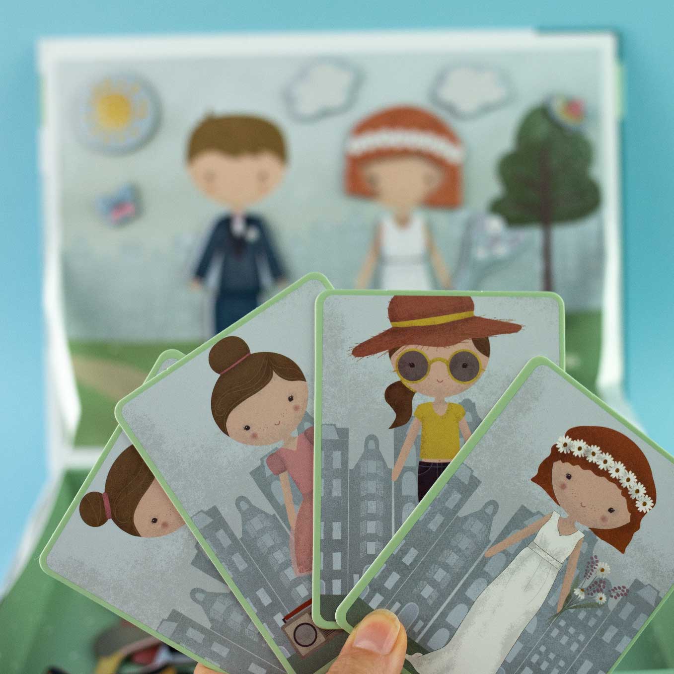 Little Dutch Układanka Magnetyczna Rosa & Jim 3+ lat