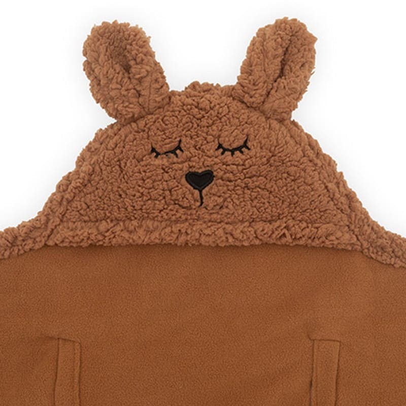 Jollein, Śpiworek otulacz do fotelika i wózka Bunny CARAMEL