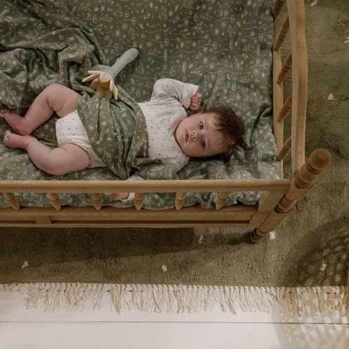 Little Dutch Przytulaczek do smoczka Wild Flowers Oliwka