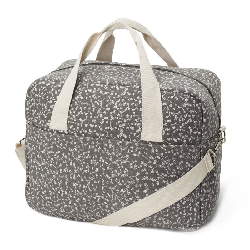 My Bag's Torba Maternity Bag My Liberty Flowers dark grey