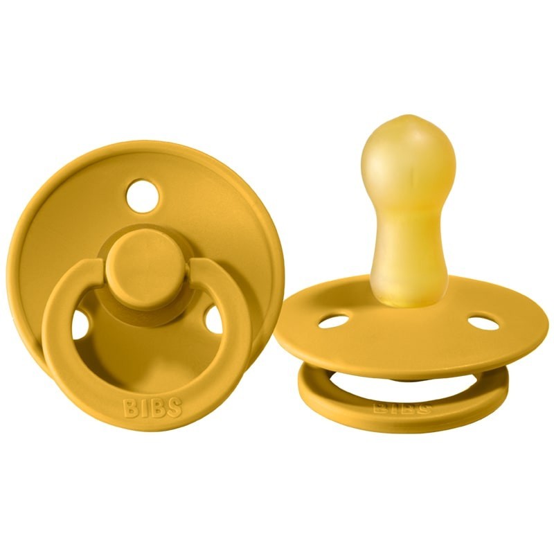 Smoczek uspokajający BIBS Mustard S Kauczuk Hevea