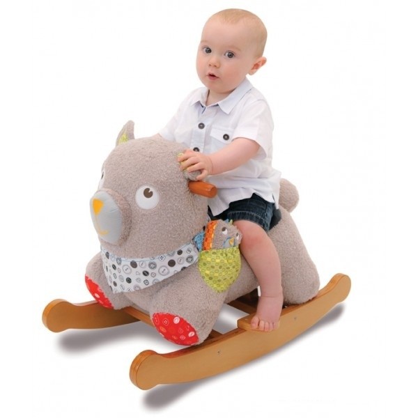 Miś Na Biegunach Drewniany 12m+