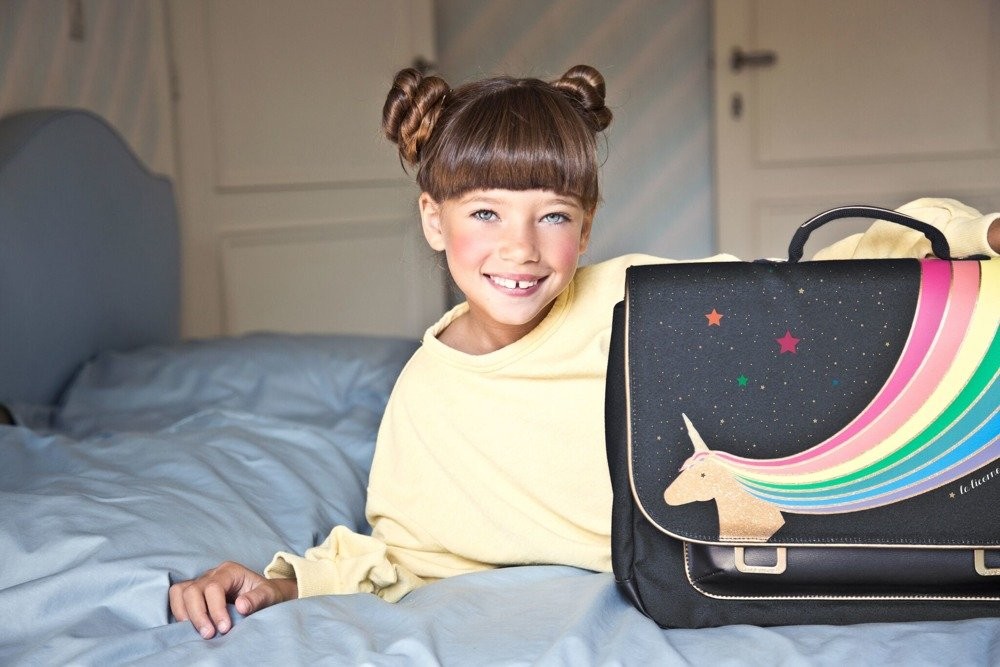 Jeune Premier Tornister Midi Złoty Jednorożec 6-9 lat