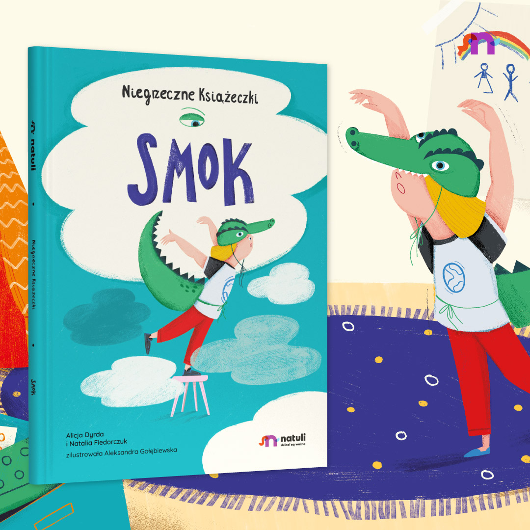 Natuli Książka "Smok" dla Dzieci 3+ | Opowieść o Dzieleniu