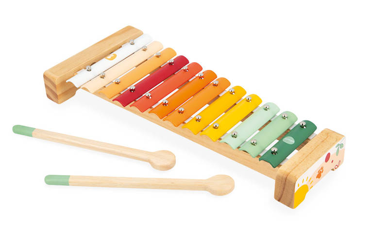 Janod Cymbałki Sunshine Metalowe 12 Tonów 18m+