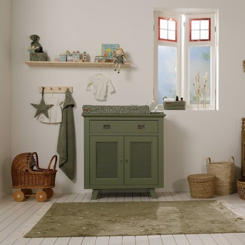 Little Dutch Przytulaczek do smoczka Wild Flowers Oliwka