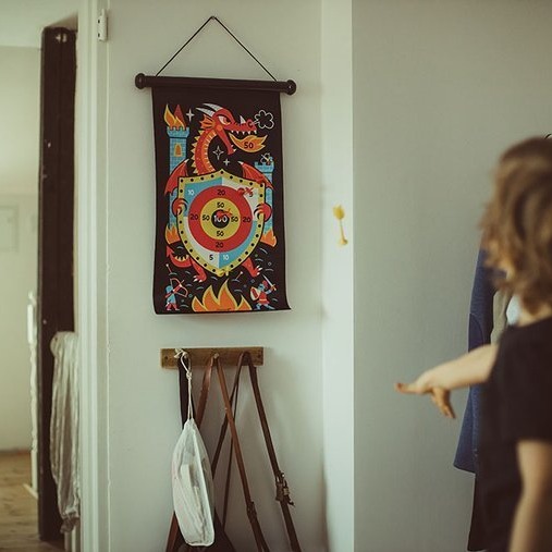 Janod Magnetyczna gra w rzutki Smoki 3+