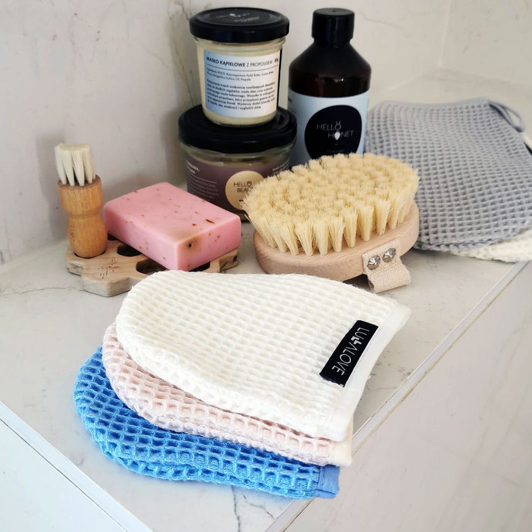 Lullalove, Rękawica do twarzy i ciała - kokos