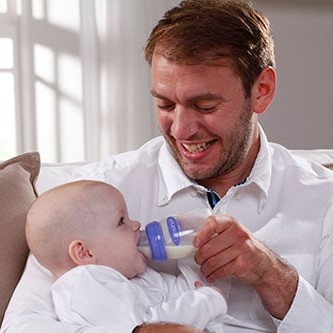 Lansinoh Butelka Natural Wave 240ml ze smoczkiem 0+