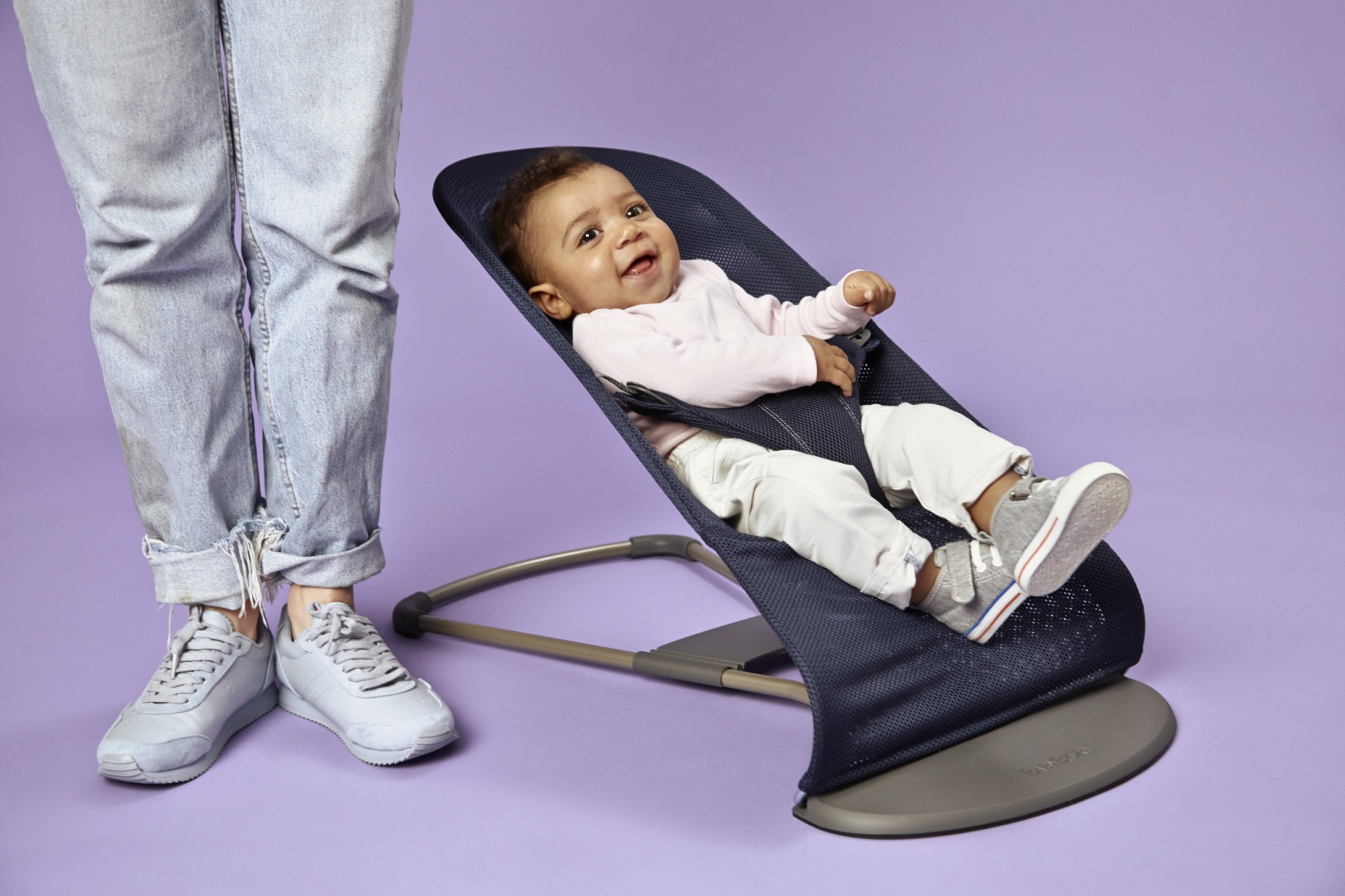 BabyBjorn Leżaczek Bliss Mesh Granatowy 0+ | 3.5-13kg