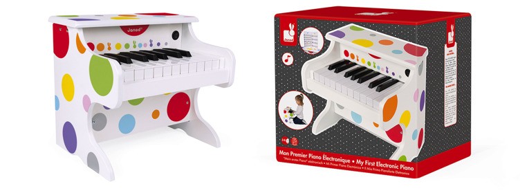 Janod Elektroniczne Pianino Confetti 3+