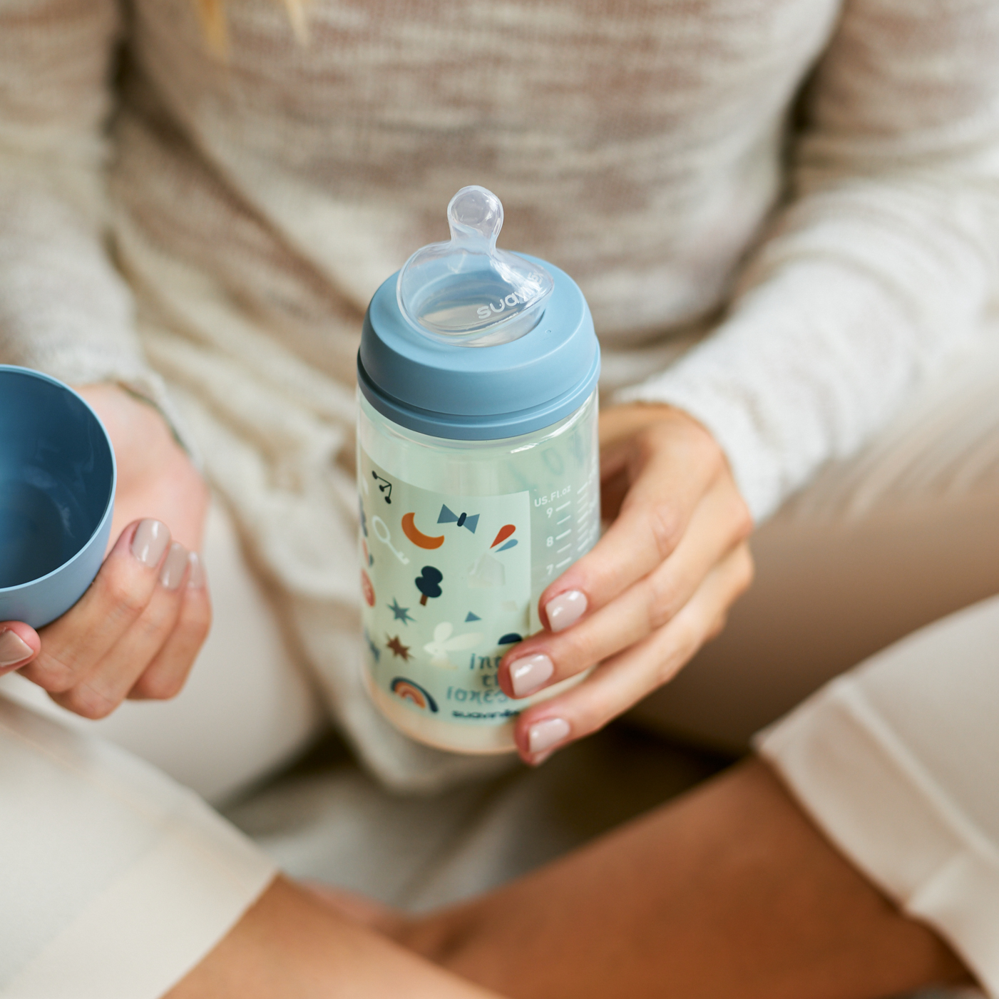 Suavinex Butelka SX PRO Forest 270ml niebieska 3+