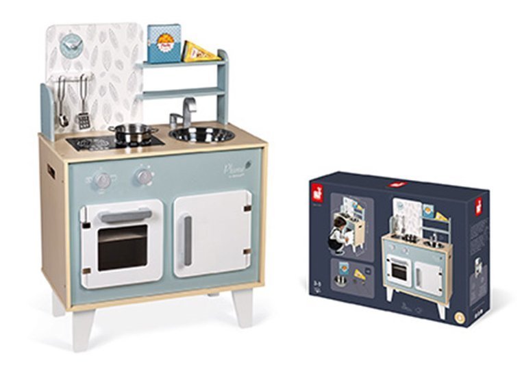 Janod, Kuchnia drewniana duża z akcesoriami Plume