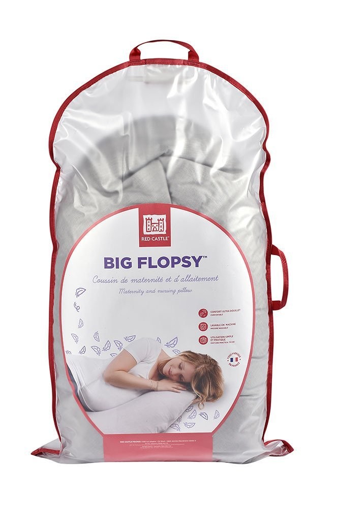 Red Castle Poduszka Rogal Big Flopsy Ciężarne Karmiące Chambray Grey