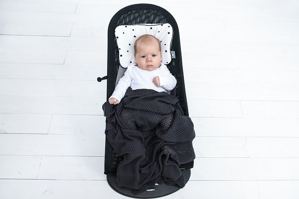 Sleepee Kocyk Bambusowy Ultra Soft Lovely Graphit 0+