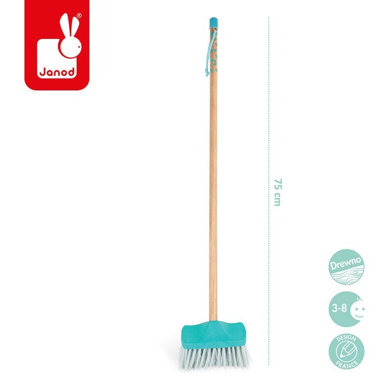 Janod Szczotka Mały Ogrodnik Turkusowa 3+