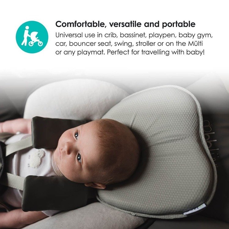 BBluv, Ergonomiczny zagłówek perłowa biel