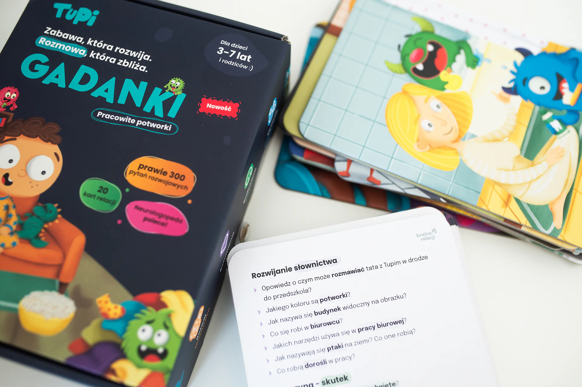 Kraina Relacji Gadanki Pracowite Potworki Karty 3+