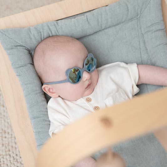 Ki ET LA, Okulary przeciwsłoneczne Ours'on 0-1 Silver blue