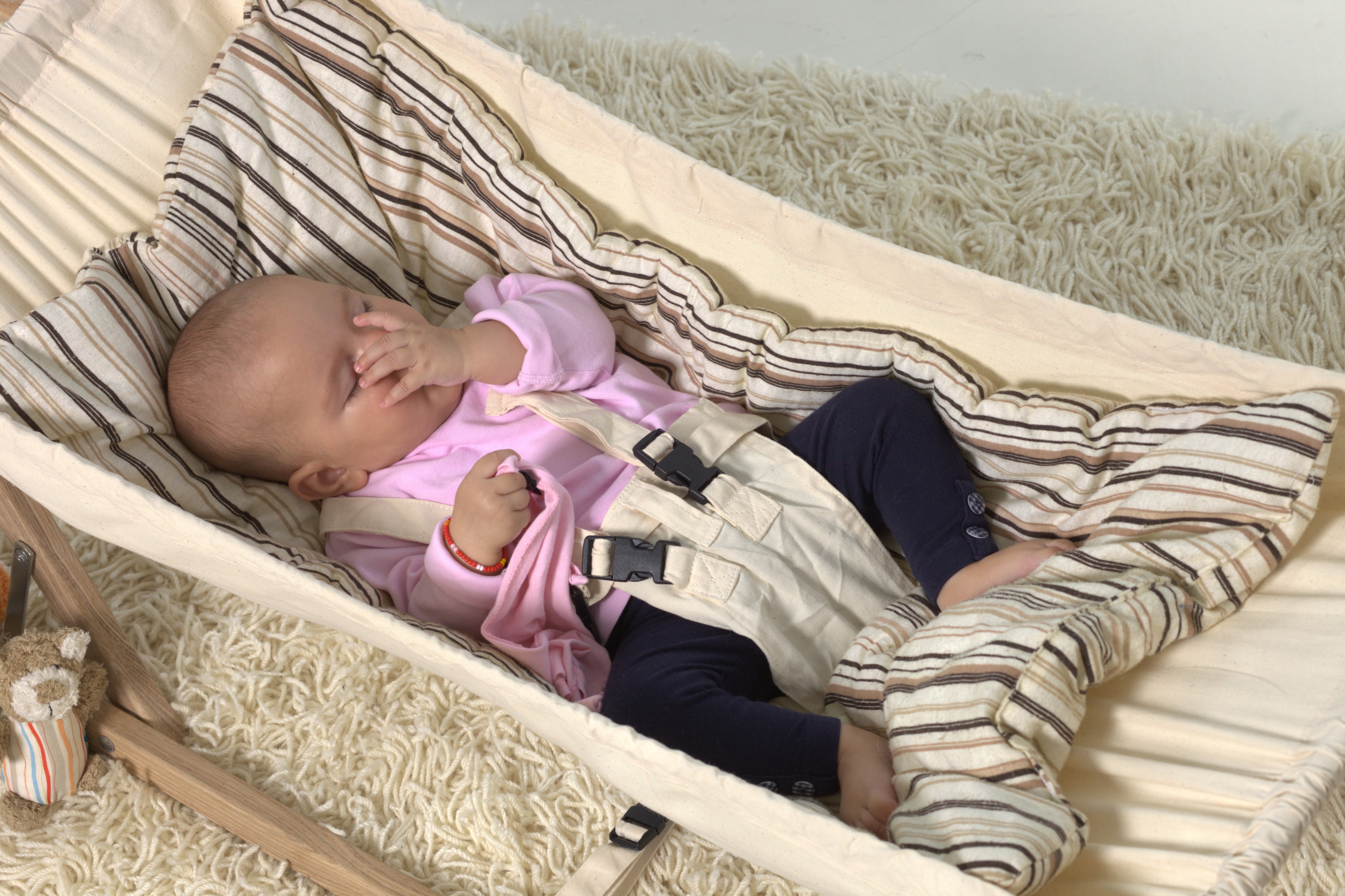 Hamaczek Koala ze składanym stojakiem 0-9 mies.