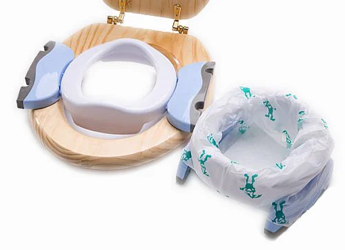 Potette Plus Składany Nocnik Turystyczny 2w1 Nocnik i Nakładka 15m+ 