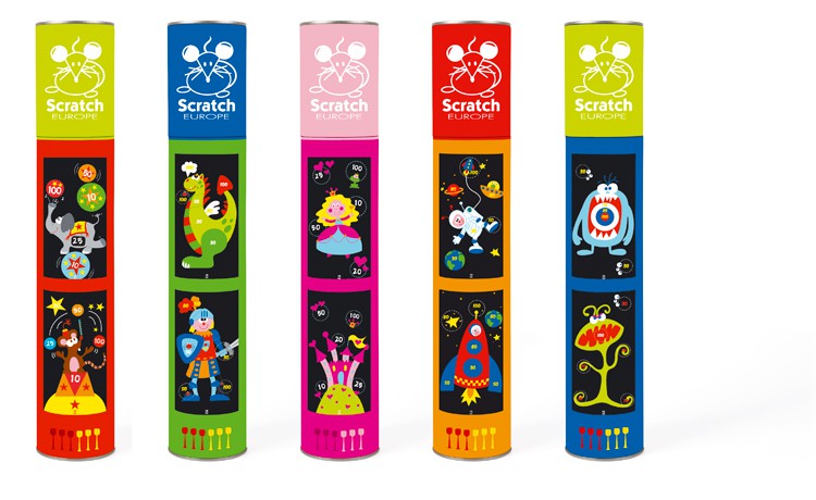 Magnetyczne rzutki POTWORY (duże)