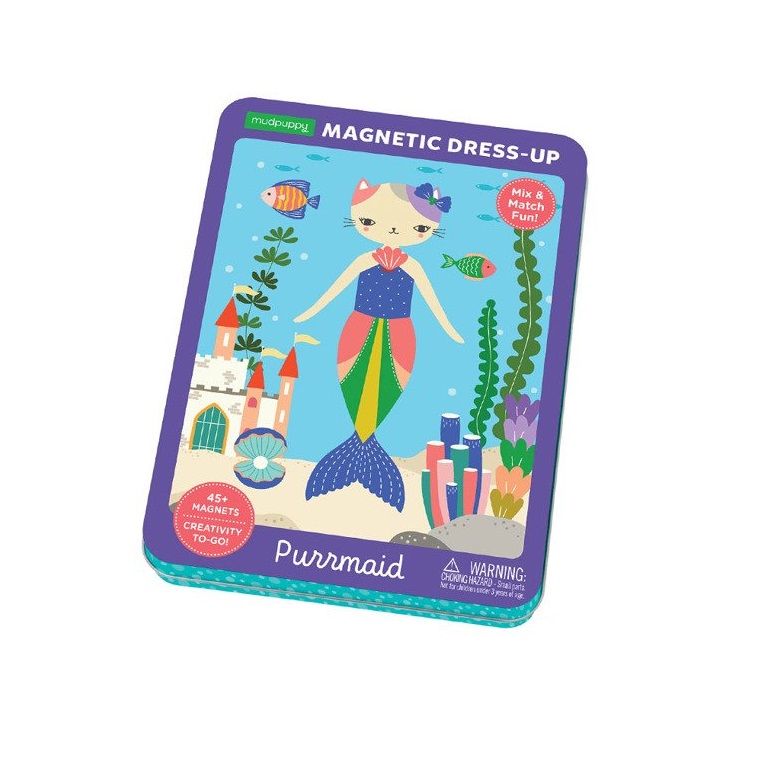 Mudpuppy Magnetyczne postacie Kotko-syrenka 4+