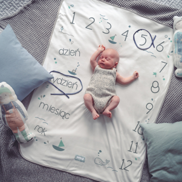 Kocyk Foto Snap the moment aqua marine 0+